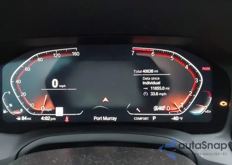 2021 BMW 330I xDrive z USA, uszkodzony, nr VIN 3MW5R7J05M8C21217